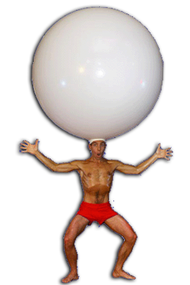 Balloon Men - человек шар, факир, трубач, птицы, куклы, ширма